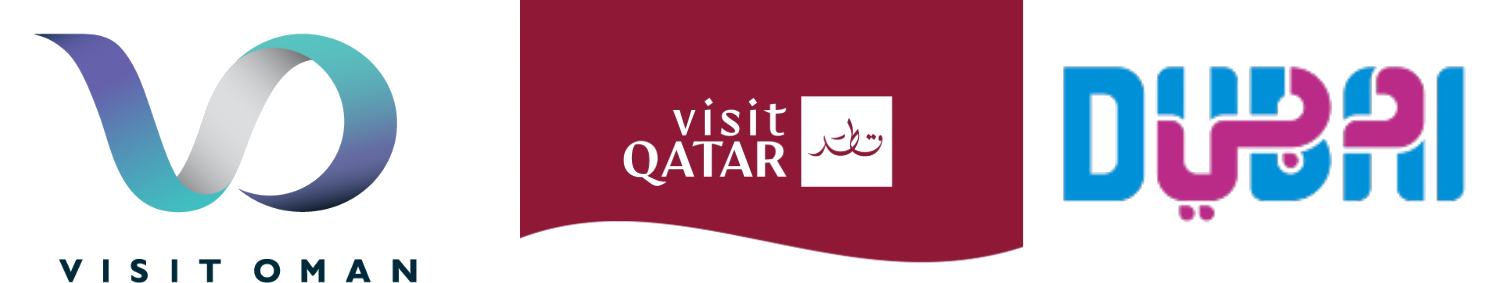 Partenaires destinations : Visit Oman, Visit Qatar, Dubaï